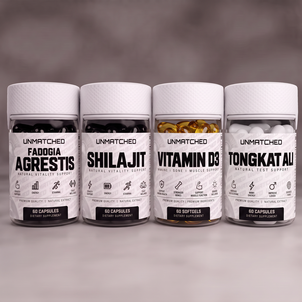 Four-Part Male Vitality & Wellness Stack